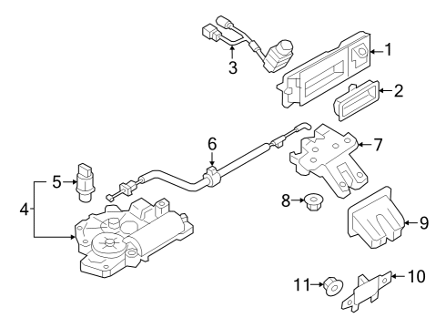 2024 Audi Q8 e-tron Lock & Hardware