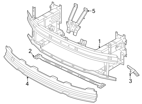 2024 Audi Q4 e-tron Bumper & Components - Front