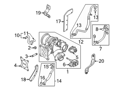 2022 Audi Q3 Turbocharger