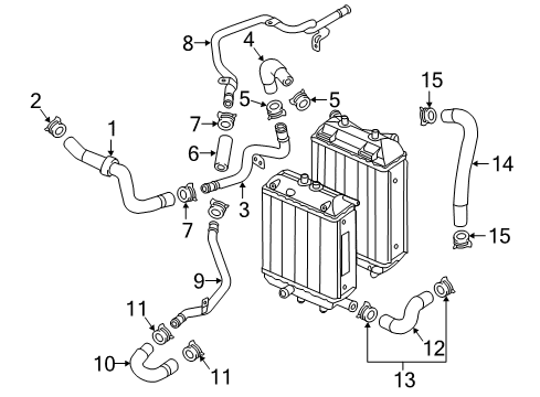 2016 Audi RS7 Hoses, Lines & Pipes Diagram 2