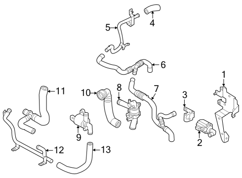 2024 Audi RS3 Hoses, Lines & Pipes Diagram 4