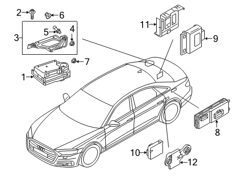 2020 Audi A8 Quattro Electrical Components