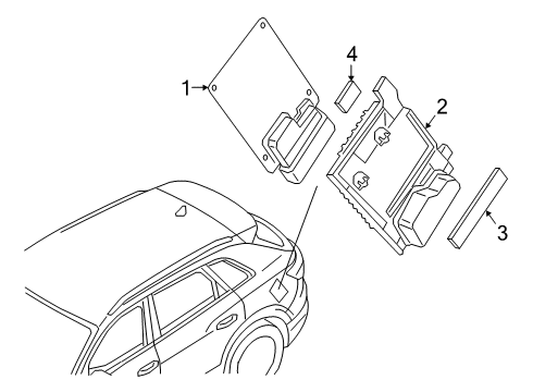 2022 Audi Q3 Electrical Components Diagram 4