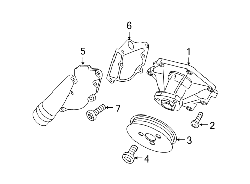 2015 Audi S4 Water Pump