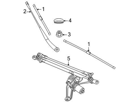 2022 Audi e-tron GT Wiper Components