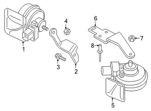 2022 Audi A6 allroad Horn