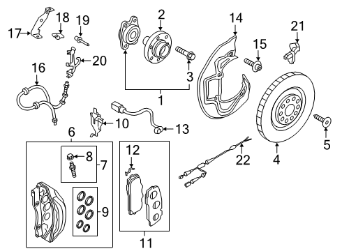 2022 Audi S6 Front Brakes