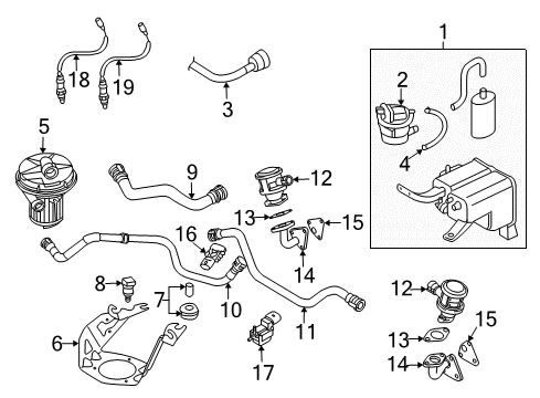 2007 Audi Q7 Emission Components