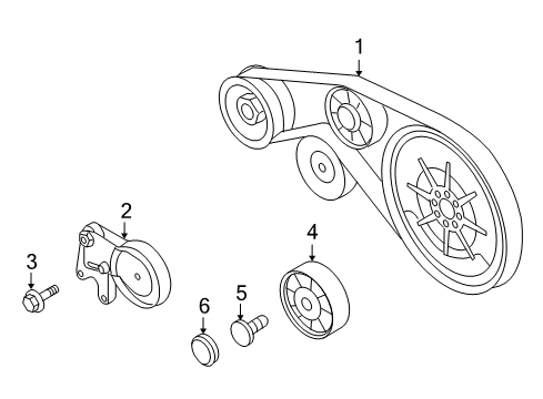 2012 Audi R8 Belts & Pulleys