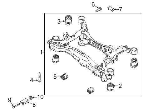 2022 Audi A5 Sportback Suspension Mounting - Rear