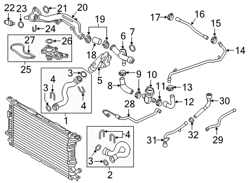 2018 Audi A6 Quattro Hoses, Lines & Pipes Diagram 5