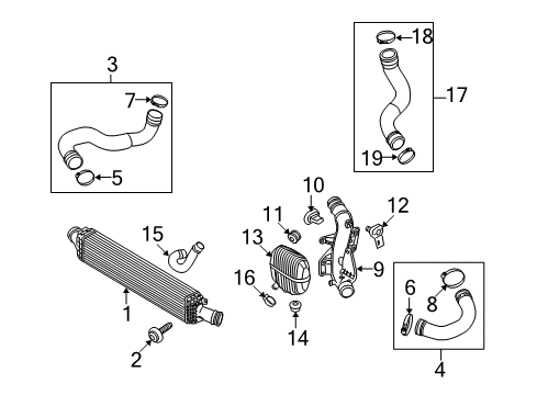 2014 Audi A5 Quattro Intercooler Diagram 1