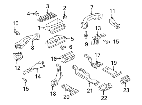 2010 Audi S5 Ducts