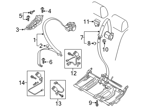 2023 Audi RS Q8 Seat Belt