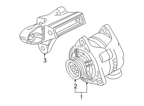 2004 Audi A4 Quattro Alternator