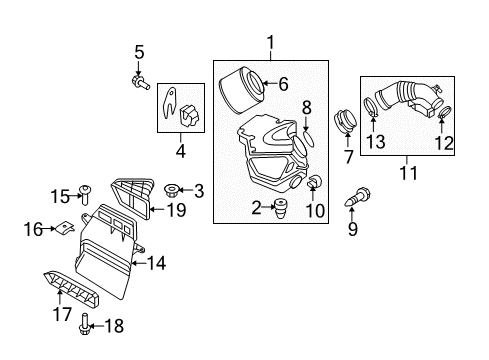 2010 Audi Q5 Air Intake