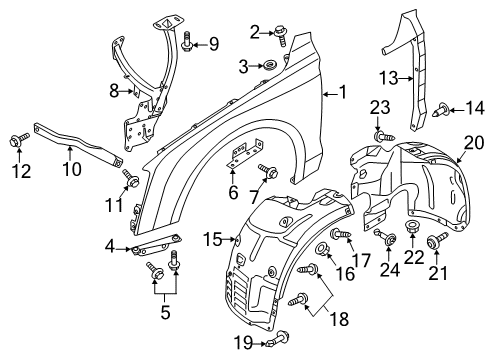 2015 Audi S8 Fender & Components