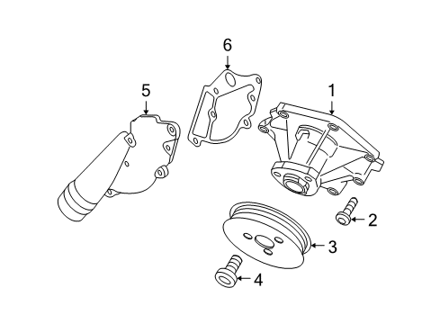 2008 Audi A6 Water Pump