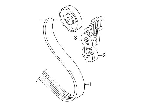 2006 Audi A4 Quattro Belts & Pulleys