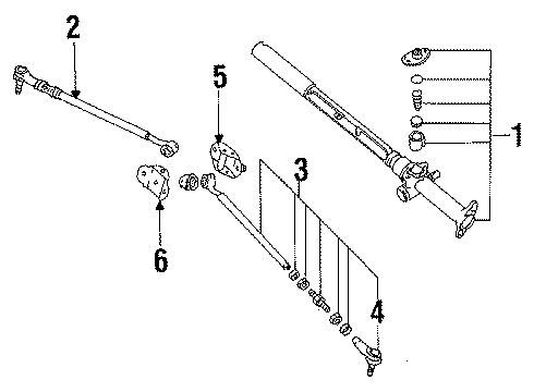 1988 Audi 5000 Manual Steering Gear