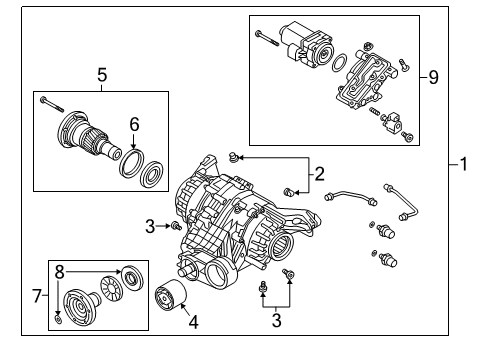 2018 Audi A5 Sportback Axle & Differential - Rear Diagram 3