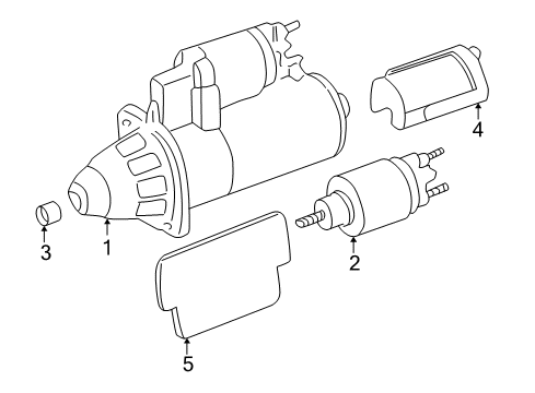 1996 Audi A4 Starter