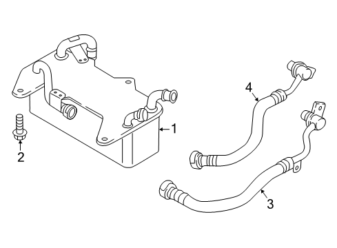 2021 Audi S4 Trans Oil Cooler