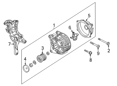 2018 Audi Q5 Alternator