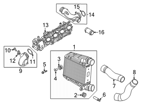 2020 Audi A8 Quattro Intake Manifold