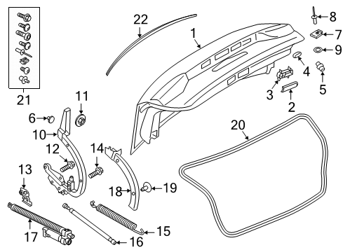 2022 Audi S6 Trunk