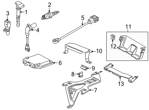 2010 Audi Q7 Ignition System