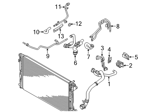 2020 Audi A6 Quattro Hoses, Lines & Pipes