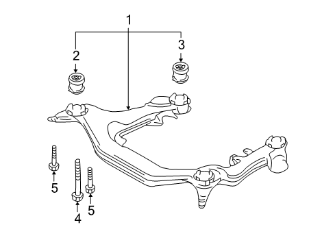 2007 Audi RS4 Suspension Mounting - Front