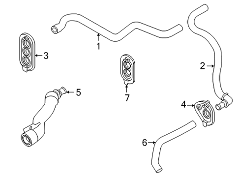 2022 Audi A4 allroad Hoses, Lines & Pipes Diagram 3