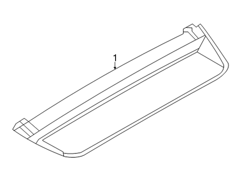 2022 Audi e-tron GT High Mount Lamps