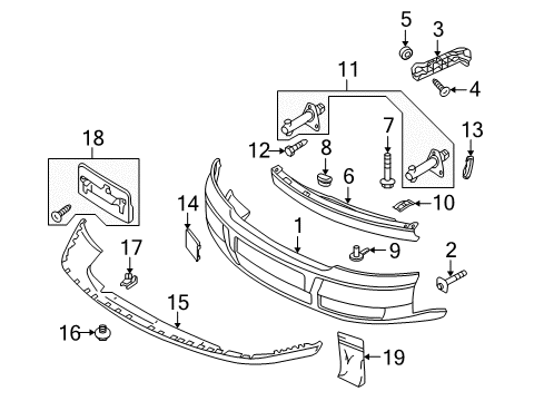 2004 Audi S4 Front Bumper