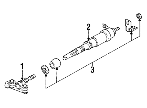 1995 Audi S6 Washer Components