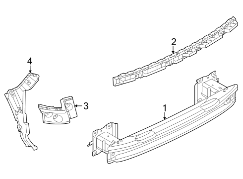 2024 Audi Q4 e-tron Bumper & Components - Rear