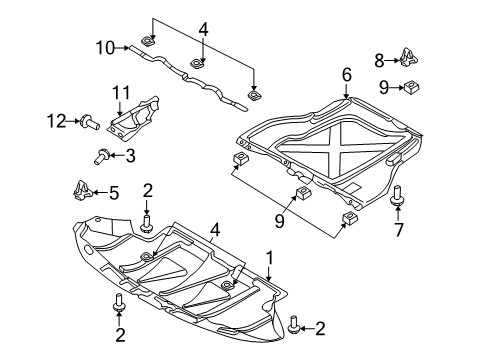 2006 Audi A4 Splash Shields