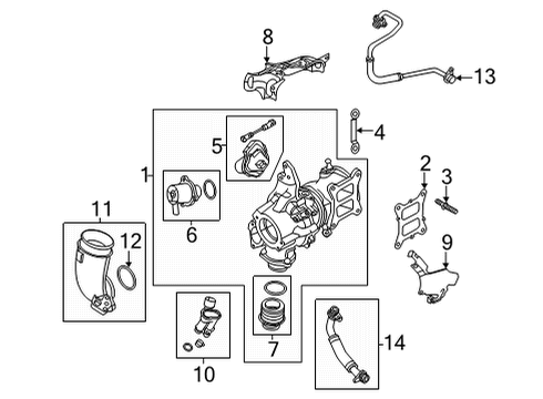 2023 Audi A5 Quattro Turbocharger & Components