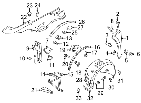 2015 Audi R8 Fender & Components