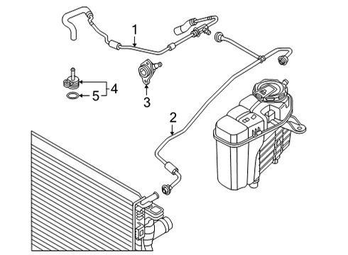 2022 Audi A7 Sportback Hoses & Lines