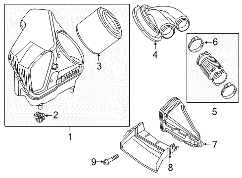 2018 Audi S7 Air Intake