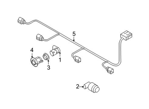 2022 Audi Q7 Parking Aid Diagram 5