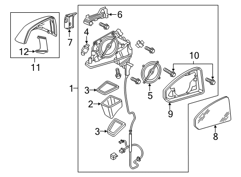 2022 Audi Q5 Outside Mirrors