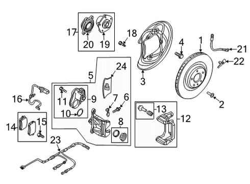 2021 Audi RS7 Sportback Parking Brake Diagram 3