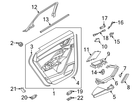 2022 Audi Q3 Front Door