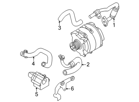 2022 Audi RS7 Sportback Hoses, Lines & Pipes