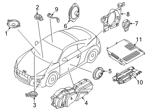 2018 Audi TT RS Quattro Sound System