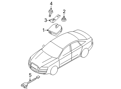 2010 Audi S5 Alarm System